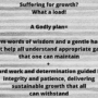 Amy Jean Blog - Suffering for Growth Godly Plan
