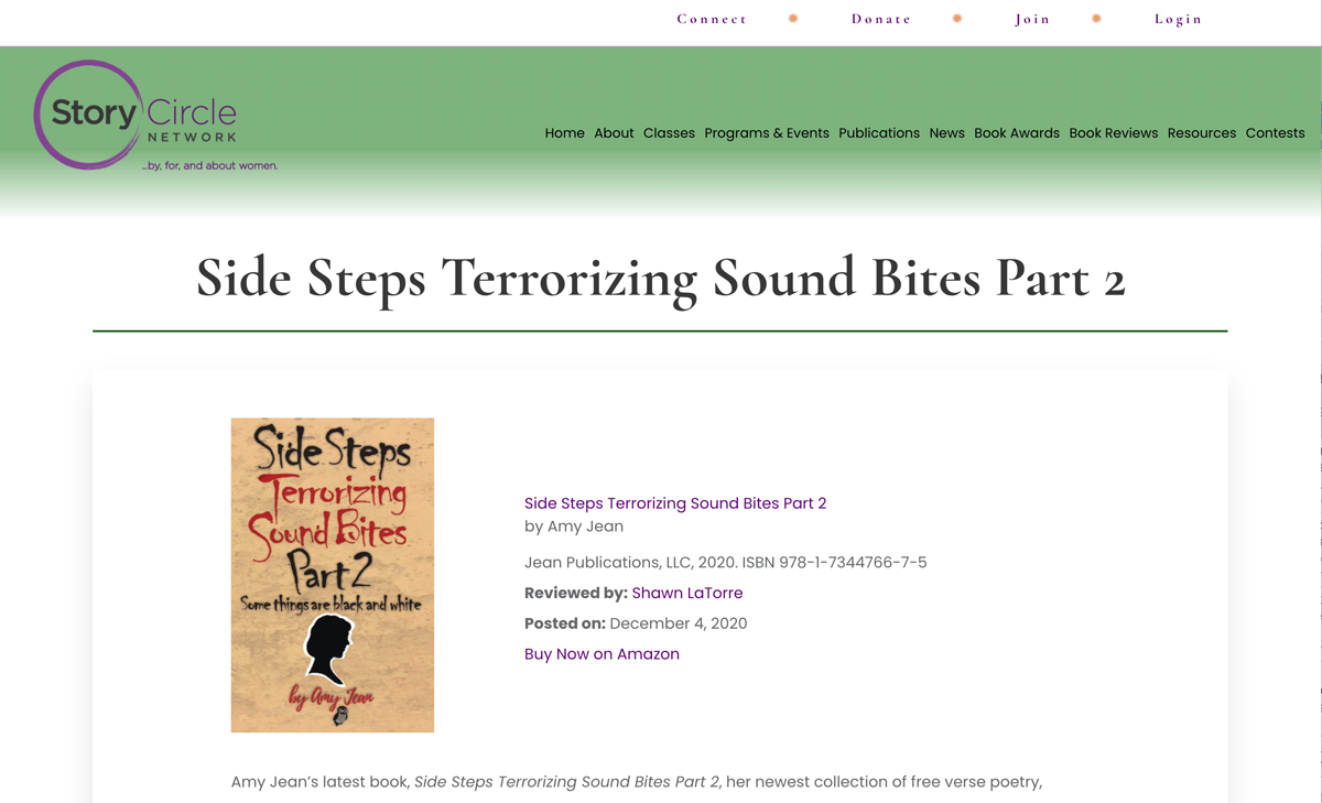 Amy Jean Blog - Story Circle Review