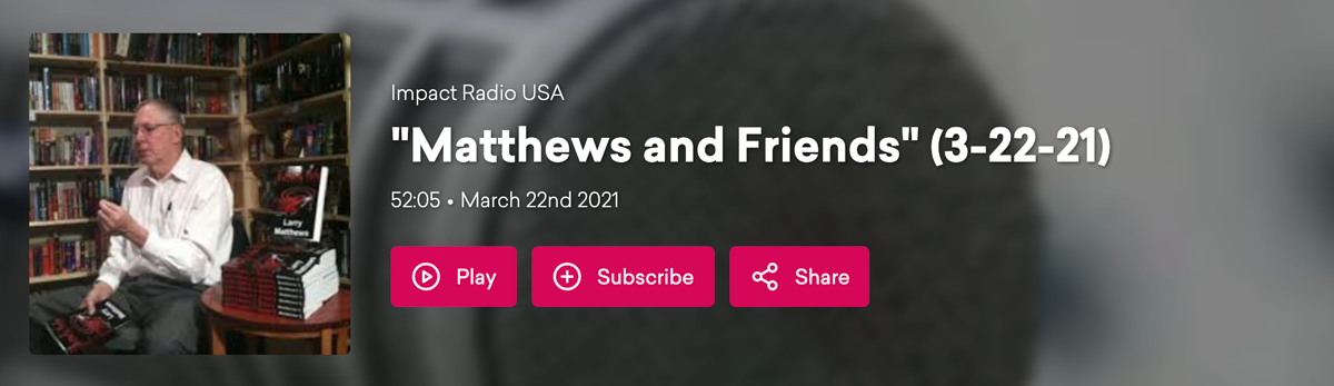 Matthews-and-Friends-Interviews-Amy-Jean Larry Matthews Interviews Amy Jean On Impact Radio USA