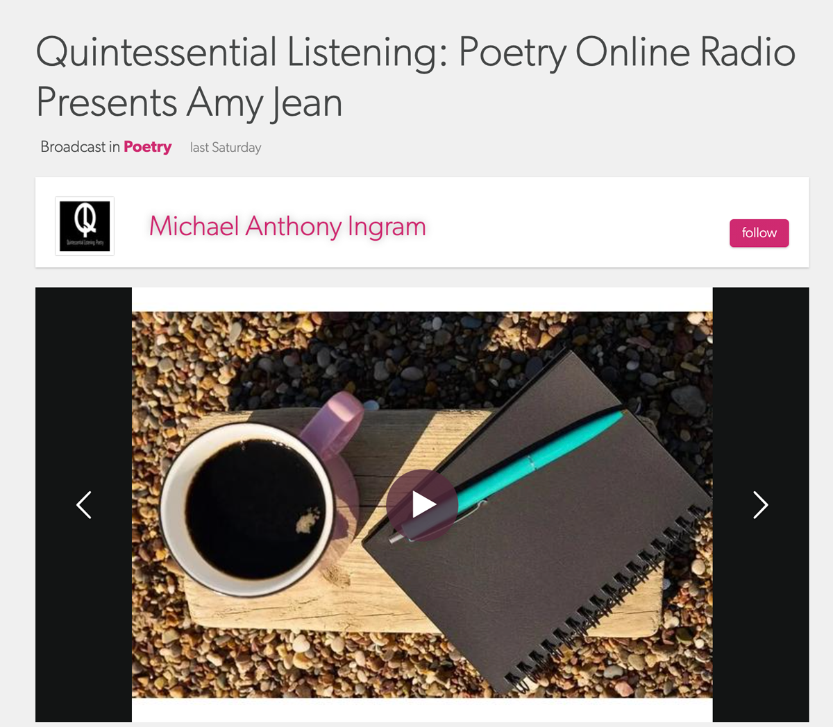 Michael_Anthony_Ingram_Interviews_Amy_Jean Michael Anthony Ingram Interviews Amy Jean