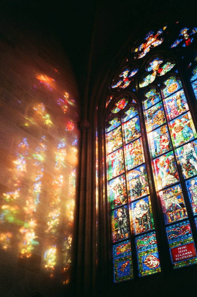 stained glass window